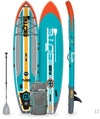 BOTE 11' Flood Aero Inflatable Paddle Board - Full Trax Aqua
