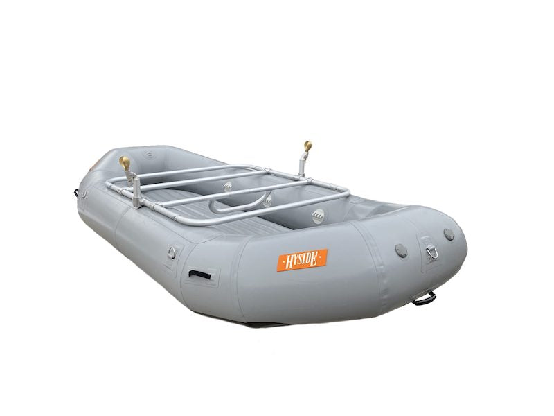 AQUAGLIDE Chinook 120 Inflatable 12' Foot Kayak Kit Packable Includes Pump  for Adults Family Friendly Pet Adaptable 1 or 2 Riders Blow Up Recreational
