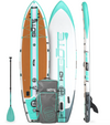 BOTE 11'6" HD Aero Inflatable Paddle Board - Full Trax Seafoam