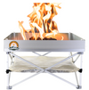 Fireside Outdoor Pop Up Fire Pit & Heat Shield