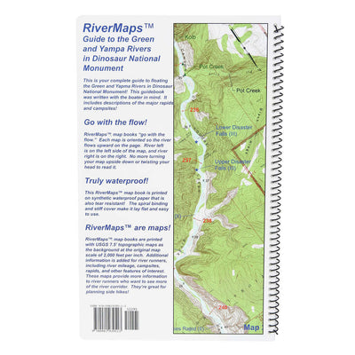 RiverMaps Guide to the Green and Yampa Rivers in Dinosaur National Monument