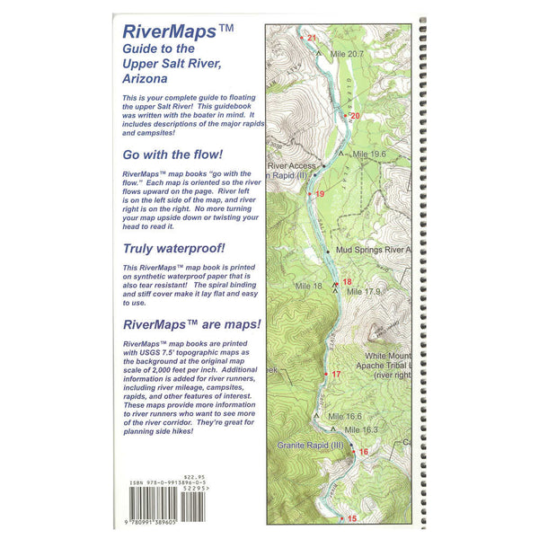 RiverMaps Guide to the Upper Salt River - Southwest Raft and Jeep